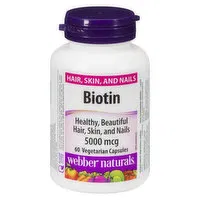 Webber Naturals - Biotin 5000 mcg