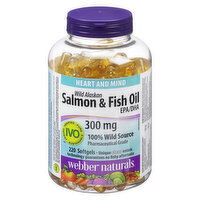 Webber Naturals - Webber Wild Salmon & Fish Oil 300mg, 220 Each