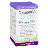 Webber Naturals - Webber Collagen 30 With Biotin Tab, 120 Each