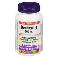 Webber Naturals - Berberine 500mg, 60 Each