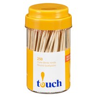 Touch - Regular Toothpicks, 250 Each