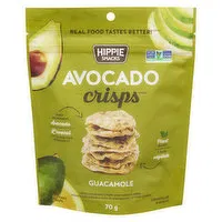 HIPPIE SNACKS - Avocado Crisps - Guacamole, 70 Gram