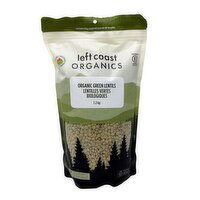 left coast - Organic Green Lentils, 1.2 Kilogram