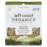 Left Coast - Pumpkin Seeds Roasted Salted Organic, 200 Gram