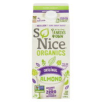 So Nice - Almond Beverage Original Organic, 1.75 Litre