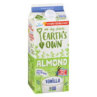 EARTH'S OWN - Almond Fresh Beverage Vanilla, 1.89 Litre