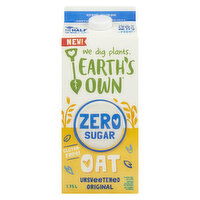 EARTH'S OWN - Zero Sugar Unsweetened Original Oat Milk, 1.75 Litre