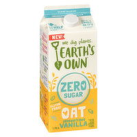 EARTH'S OWN - Gluten Free Unsweetened Vanilla Oat Milk., 1.75 Litre