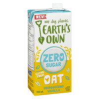 EARTH'S OWN - Zero Sugar Unsweetened Vanilla Oat Milk, 946 Millilitre