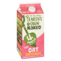 Earth's Own - Oat Beverage Naked Original Gluten Free, 1.75 Litre