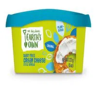 EARTH'S OWN - Dairy Free Cream Cheese Original, Plant Based