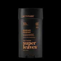 Attitude - Super Leaves Deodorant - Patchouli & Bourbon, 75 Gram