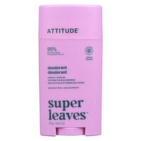 Attitude - Super Leaves Deodorant - Coconut & Wild Berries, 75 Gram