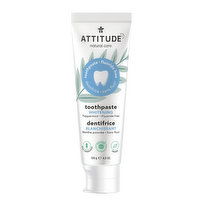 Attitude - Whitening Toothpaste Fluoride Free Peppermint, 120 Gram