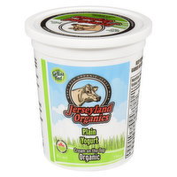 Jerseyland Organics - Yogurt - Plain, 750 Gram