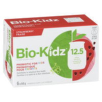 Bio-K+ - Fermented Pea Probiotic Kidz Strawberry, 6 Each