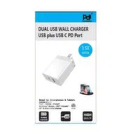 Pdi - Dual USB Wall Charger, 1 Each