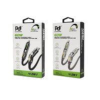Pdi - 4 In 1 60W USB Fast Charging Cable, 1 Each