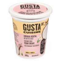 Gusta Cuisine - Yogurt Cauliflower Coconut Milk Vegan Vanilla, 650 Gram