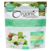 Organic Traditions - Yerba Mint Latte, 150 Gram