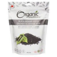 Organic Traditions - Black Sesame Seeds, 454 Gram