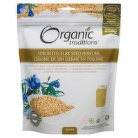 Organic Traditions - Sprouted Flax Seed Powder, 454 Gram