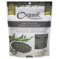 Organic Traditions - Chia Seeds Dark, 454 Gram