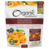 Organic Traditions - Apricots Dried, 227 Gram