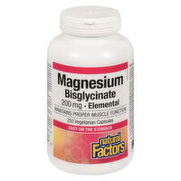 Natural Factors - Magnesium Bisglycinate 200mg, 250 Each