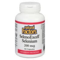 Natural Factors - Seleno Excell Selenium 200mcg, 90 Each