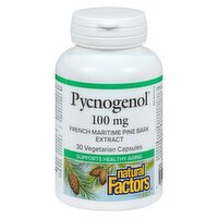Natural Factors - Pycnogenol 100MG, 30 Each