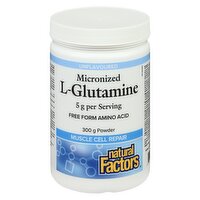 Natural Factors - L-Glutamine Micronized, 300 Gram