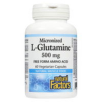 Natural Factors - L-Glutamine, 60 Each