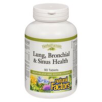 Natural Factors - Lung, Bronchial & Sinus, 90 Each
