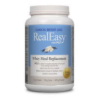 Natural Factors - Real Easy PGX Meal Whey Vanilla, 870 Gram