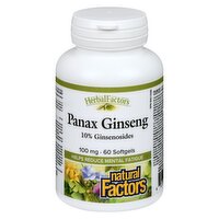 Natural Factors - Panax Ginseng 100MG, 60 Each
