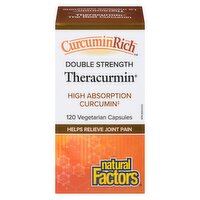 Natural Factors - Nat Fac CurcumnRch Theracurmin 2XStrg, 120 Each