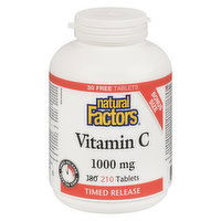 Natural Factors - Vitamin C 1000mg, 210 Each