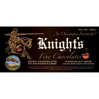 Knight's - Dark Chocolate Bar - Sour Cherry & Almond, 350 Gram