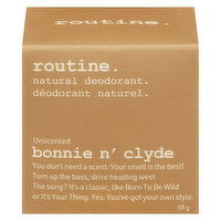 routine. - Natural Deodorant Bonnie N' Clyde, 58 Gram