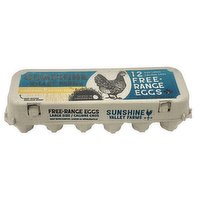 Sunshine Valley - Large Free Range Eggs, 12 Each