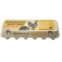 Sunshine Valley - Medium Brown Eggs, 12 Each