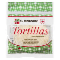 El Mercado - White Corn Tortilla, 12 Each
