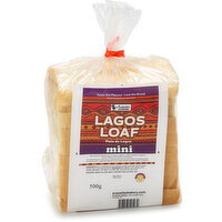 Arabelle's Bakery - Lagos Loaf Mini White Bread Sliced, 500 Gram