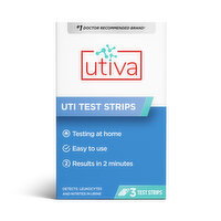 Utiva - UTI Test Strips, 3 Each