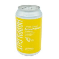 Happy Gut - Lemon Ginger Water Kefir, 355 Millilitre