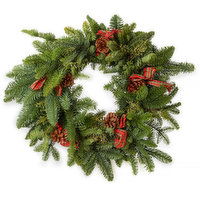 Christmas Wreath - 24 Inch Christmas Wreath, 1 Each