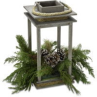 Rustic - Greenery Lantern, 11 Each