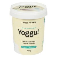 Yoggu - Lemon Yogurt Dairy Free, 450 Gram