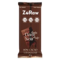 ZORAW - DARK CHOCOLATE BAR WITH PROTEIN, 52 Gram